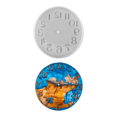 MOLDE DE SILICONA DISEÑO DE RELOJ