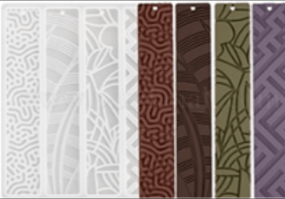 MOLDE DE SILICONA MARCADOR DE PAGINAS DIBUJO GEOMETRICO