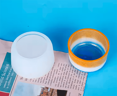 MOLDE DE SILICONA REDONDO MACETERO DIAMETRO 6.5CM