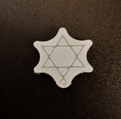 MOLDE DE SILICONA VARIOS MODELOS BIJUTERIA ESTRELLA DAVID I