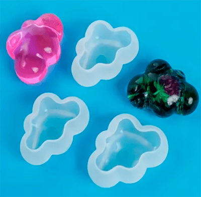 MOLDE DE SILICONA BIJUTERIA NUBE