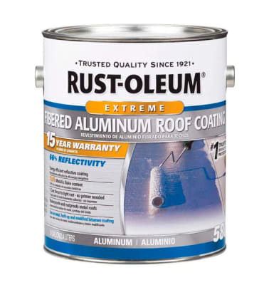 580 FIBERED - REVESTIMIENTO DE TECHO CON FIBRA DE ALUMINIO 15 AÑOS 0.9 GALÓN