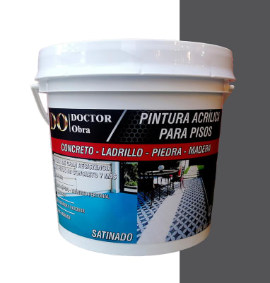 PINTUR ACRILICA PARA PISOS GRIS OSCURO