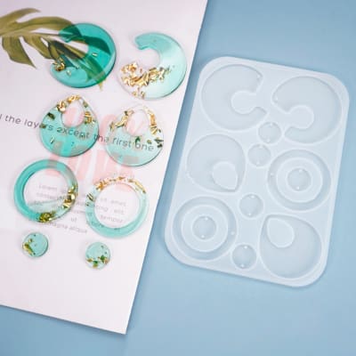 MOLDE DE SILICONA MINI JOYAS 8