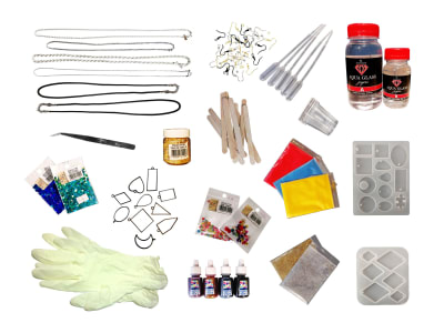 KIT 2 MOLDE SILICONA JOYAS Y ACCESORIOS