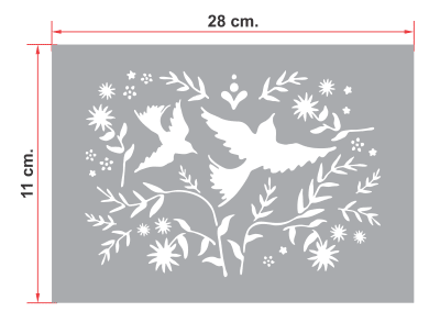 STENCIL DECO PRIMAVERA