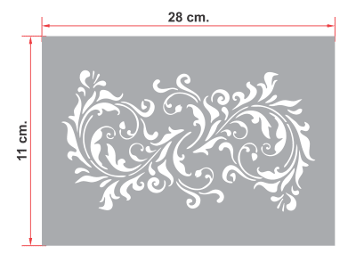 STENCIL DECO BARROCO