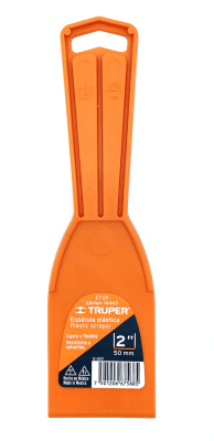 ESPATULA PLASTICA TRUPER NARANJA 2 PULG