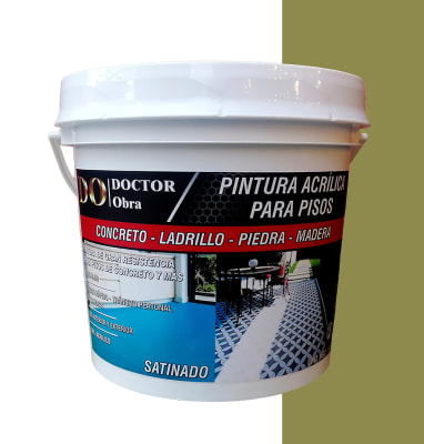 PINTURA ACRILICA PARA PISOS VERDE OLIVO