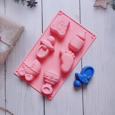 MOLDE DE SILICONA BABY SHOWER