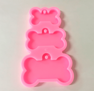 MOLDE DE SILICONA HUESITO X 3 DISEÑOS