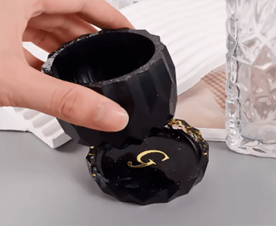 MOLDE DE SILICONA ALHAJERO PARA RESINA/YESO 9CM.