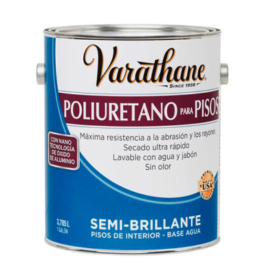 VARATHANE PISO B/AGUA SEMI-BRILLANTE