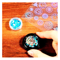 LAMINA DECORATIVA HOLOGRAFICA TRANSPARENTE 0