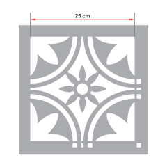 STENCIL FLORAL 0