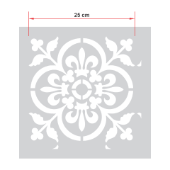STENCIL FLOR DE LIS 0