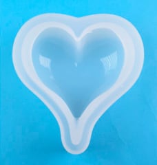MOLDE DE SILICONA CORAZON 1 3