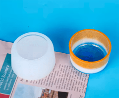 MOLDE DE SILICONA REDONDO MACETERO DIAMETRO 6.5CM 0