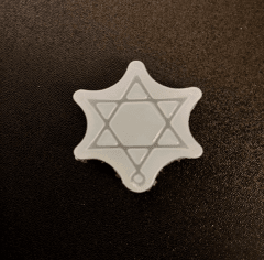 MOLDE DE SILICONA VARIOS MODELOS BIJUTERIA ESTRELLA DAVID I 0