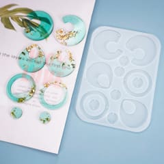 MOLDE DE SILICONA MINI JOYAS 8 0