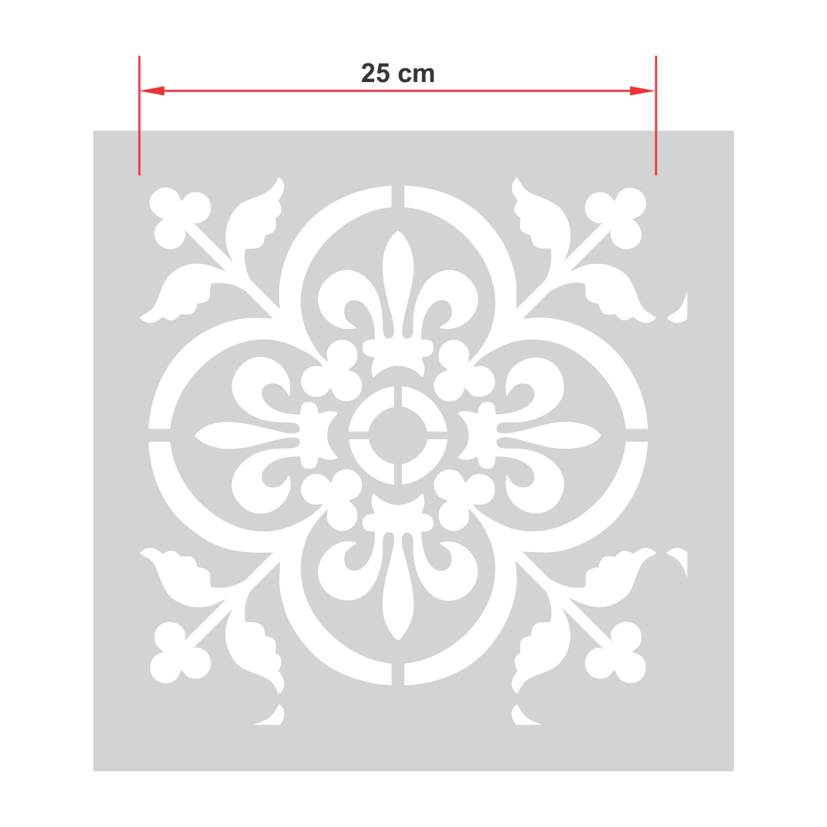 STENCIL FLOR DE LIS1