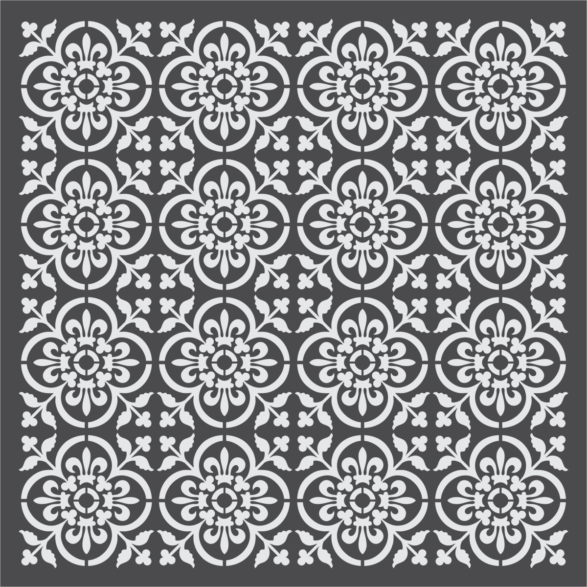 STENCIL FLOR DE LIS2
