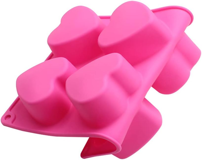 MOLDE DE SILICONA CORAZON LISO4
