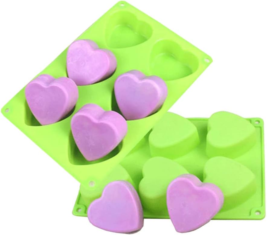 MOLDE DE SILICONA CORAZON LISO3