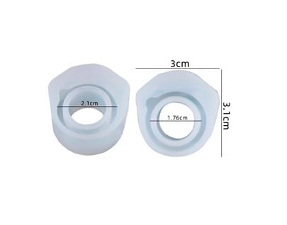 MOLDE DE SILICONA ANILLOS 12