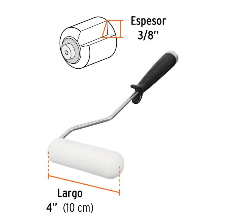 RODILLO ESPUMA 4´´ TRUPER3