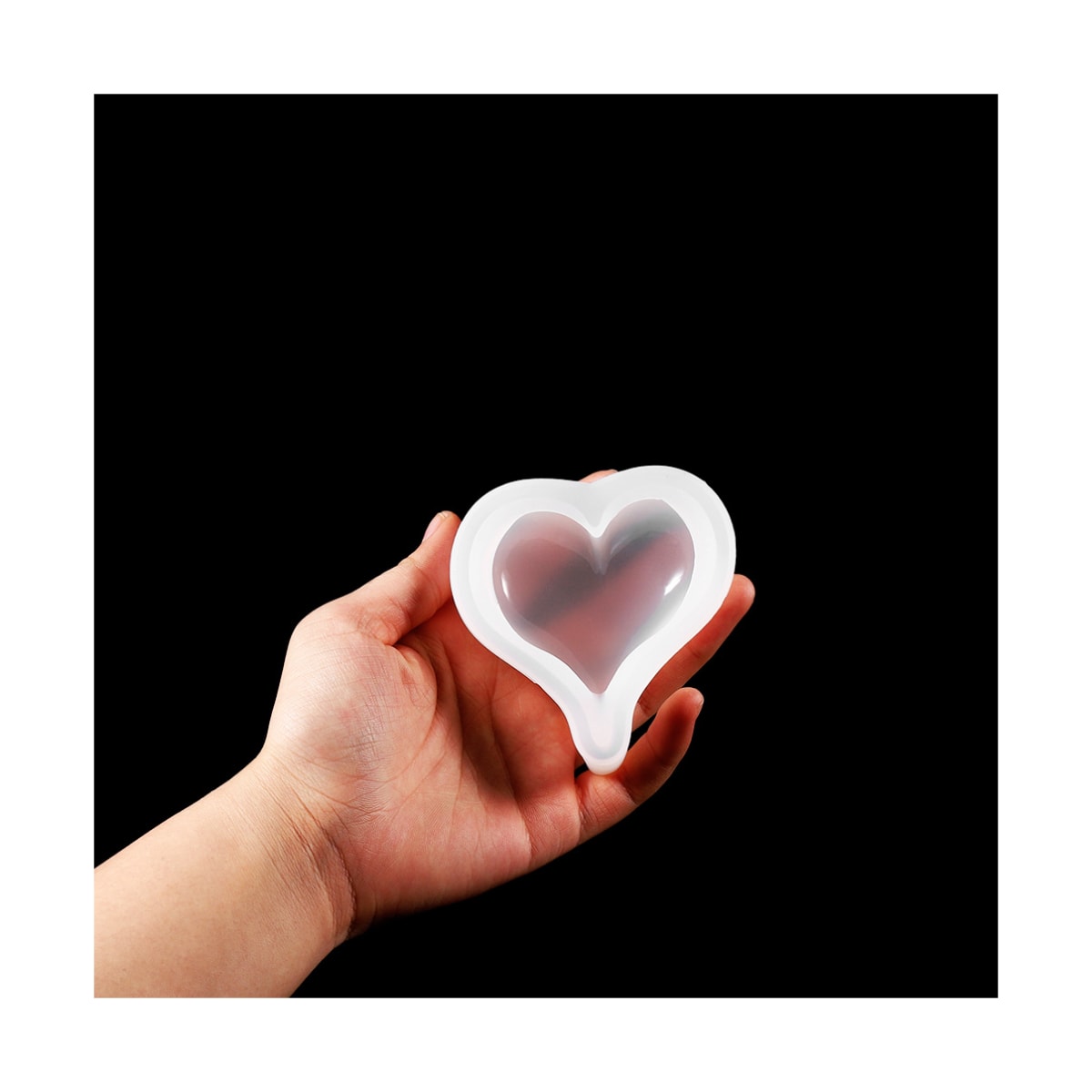 MOLDE DE SILICONA CORAZON 13