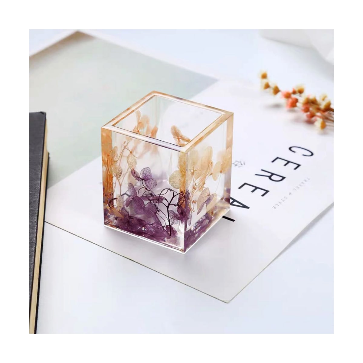 MOLDE DE SILICONA CUBO PORTA LAPIZ2