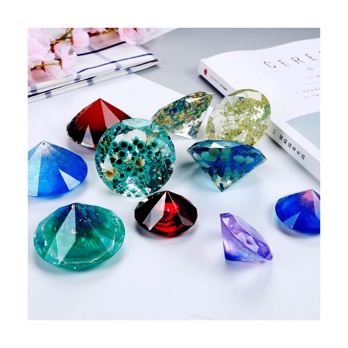 MOLDE DE SILICONA DIAMANTE GRANDE2