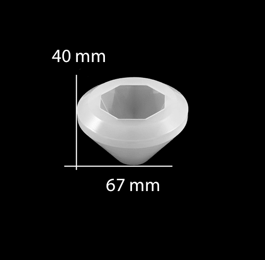 MOLDE DE SILICONA DIAMANTE GRANDE5