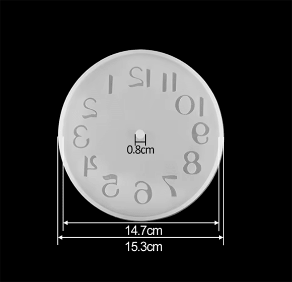 MOLDE DE SILICONA DISEÑO DE RELOJ1