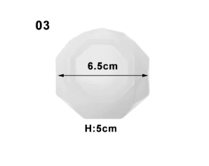 MOLDE DE SILICONA MACETA SUCULENTA 5.5CM1