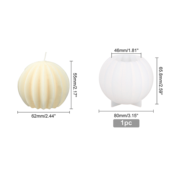 MOLDE DE SILICONA VELA FORMA CALABAZA2