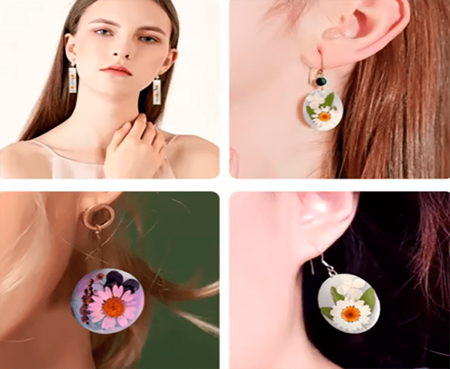 MOLDE DE SILICONA DIJE, CABUJON, ARETE  REDONDOS VARIAS MEDIDAS2