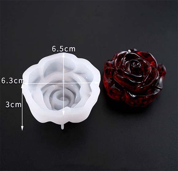 MOLDE DE SILICONA ROSA I1