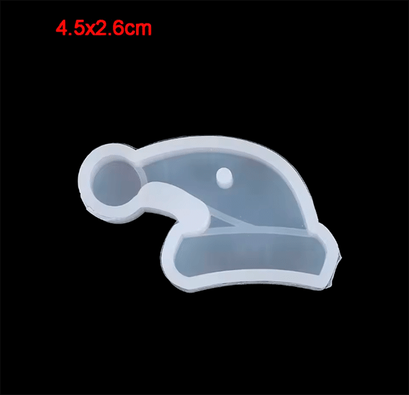 MOLDE DE SILICONA GORRO NAVIDEÑO/NAVIDAD.3