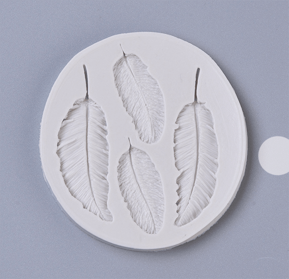 MOLDE DE SILICIONA PLANCHA DISEÑOS PLUMAS1