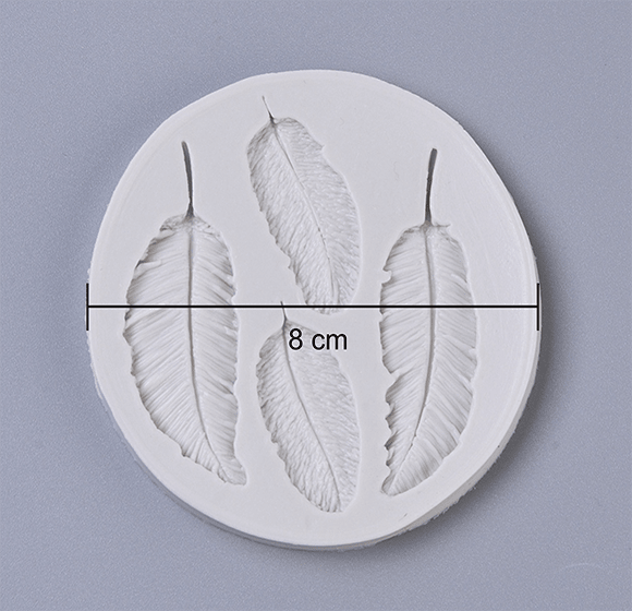 MOLDE DE SILICIONA PLANCHA DISEÑOS PLUMAS2