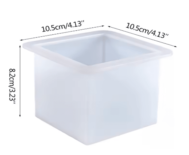 MOLDE DE SILICONA CUBO 8CM.1