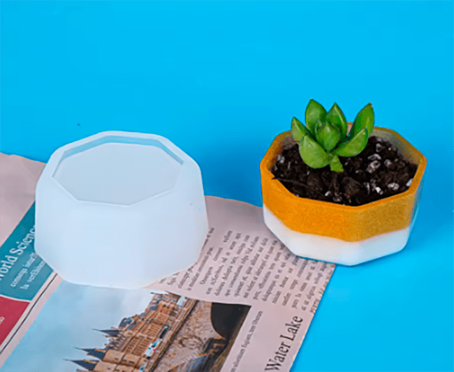 MOLDE DE SILICONA OCTOGONAL MACETERO 6.5CM1