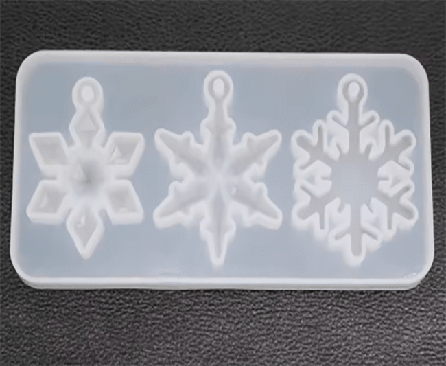 MOLDE DE SILICONA 14.5x7CM - COPOS DE NIEVE 5.5x4.5CM1