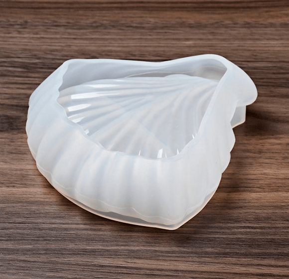 MOLDE DE SILICONA JABONERA, DISEÑO CONCHA II2