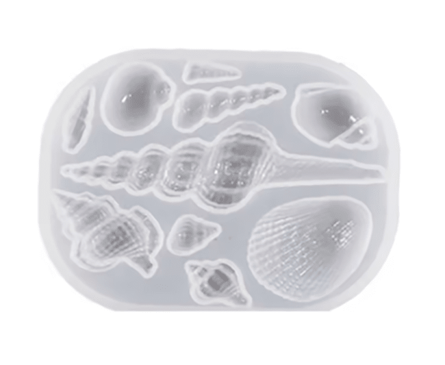 MOLDE DE SILICONA CARACOL VARIAS MEDIDAS x 8U.1