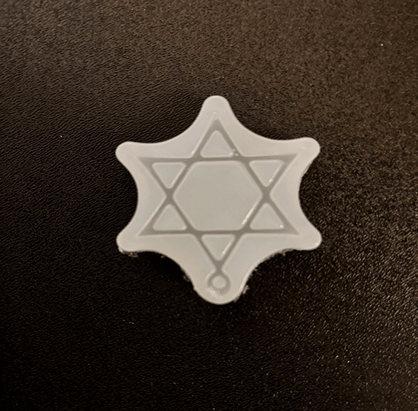 MOLDE DE SILICONA VARIOS MODELOS BIJUTERIA ESTRELLA DAVID I1