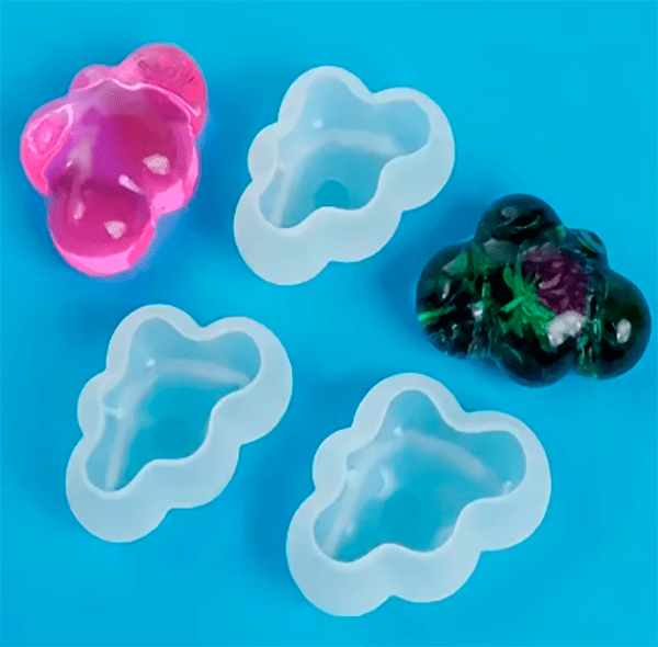 MOLDE DE SILICONA BIJUTERIA NUBE1