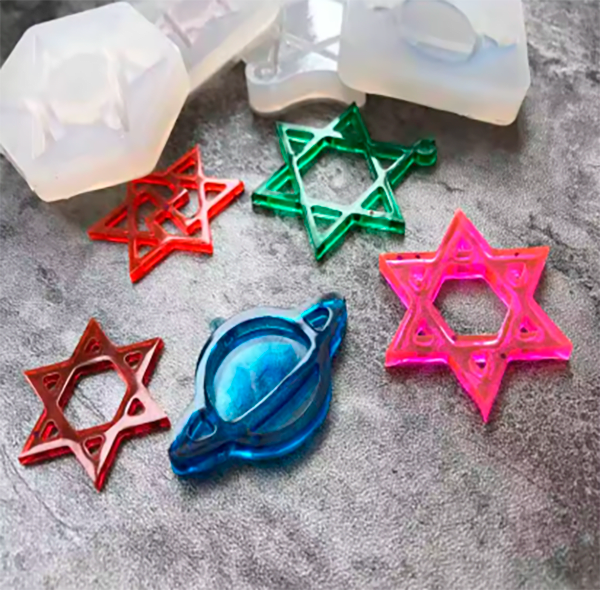 MOLDE DE SILICONA VARIOS MODELOS BIJUTERIA SATURNO2